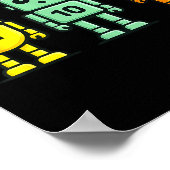 01 10 11 robot grappige binaire code robots 01 10 poster (Hoek)