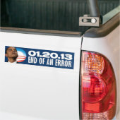 01.20.13 - Einde van een fout - Anti-Obama Bumpersticker (Op Truck)