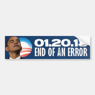 01.20.13 - Einde van een fout - Anti-Obama Bumpersticker