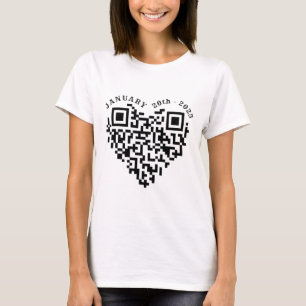 01-20-2025 Grappige Trump Dance Troll QR Scan voor T-shirt