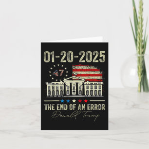 01-20-2025 Het einde van een fout President Inaugu Kaart