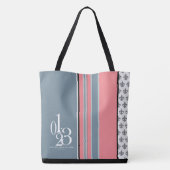 01.23 Ontwerper fleur-de-lis Tote Bag (Achterkant)