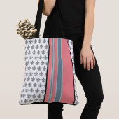 01.23 Ontwerper fleur-de-lis Tote Bag (Dichtbij)