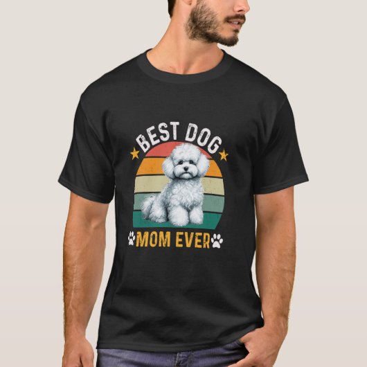 01 Beste Maltezer Poodle Hond Moeder Ooit Funny Do T-shirt (Voorkant)