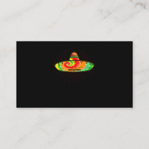 01.Cinco de Mayo Tie Dye Sombrero Tie Dye Sombrero Visitekaartje