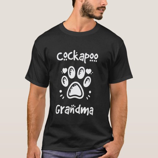 01 Cockapoo Oma Cocker Spaniel Poodle Mix Oma T-shirt (Voorkant)