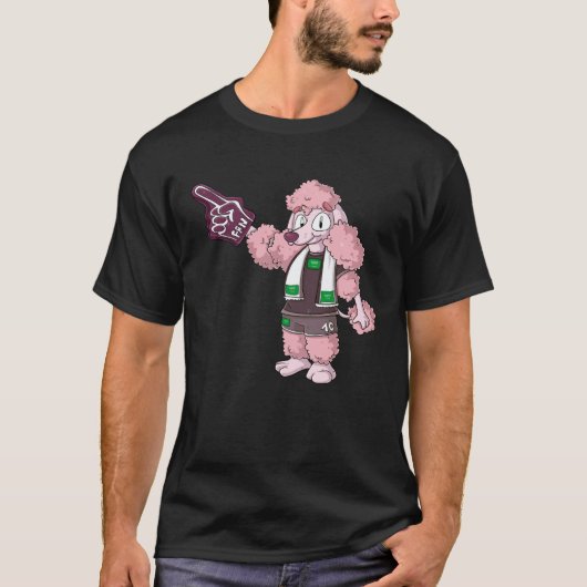 01 Fan Poodle Saoedi-Arabië T-shirt (Voorkant)