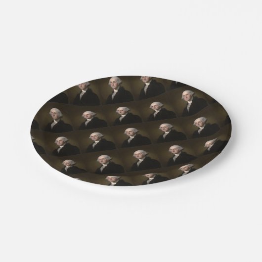 01 George Washington Papieren Bordje (Gekanteld)