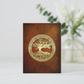 [01] Golden Tree of Life Briefkaart (Staand voorkant)