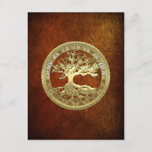 [01] Golden Tree of Life Briefkaart