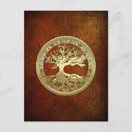 [01] Golden Tree of Life Briefkaart (Voorkant)