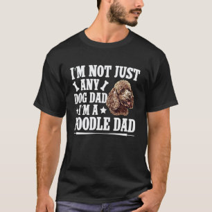01 Ik ben een poedel papa van een poedel vader T-shirt