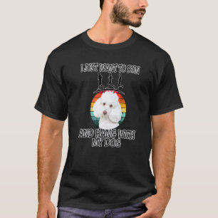 01 Ik wil rennen & hangen met Poodle T-shirt