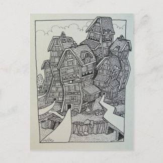 01 Inking 4 door Piliero Briefkaart