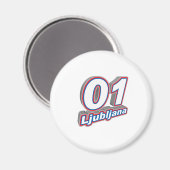 01 Ljubljana Magneet (Voorkant / Achterkant)