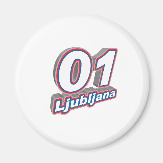 01 Ljubljana Magneet (Voorkant)