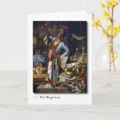 01 Magician Tarot Wenskaart Kaart (Gele Bloem)