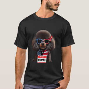 01 Miniatuur Poodle Hond Charlie Mannen Vrouwen Ki T-shirt