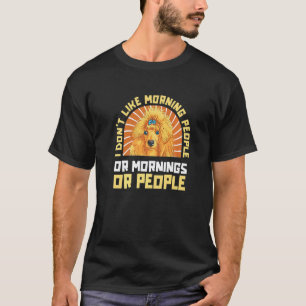 01 Poedel Ik Hou Niet van Ochtendmensen of Ochten T-shirt