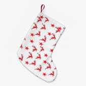 01 Reindeer Sterren Kousen Kleine Kerstsok (Voorkant (Hangend))