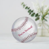 01 van 12.12.2012 Uitnodiging van Baseball (Staand voorkant)