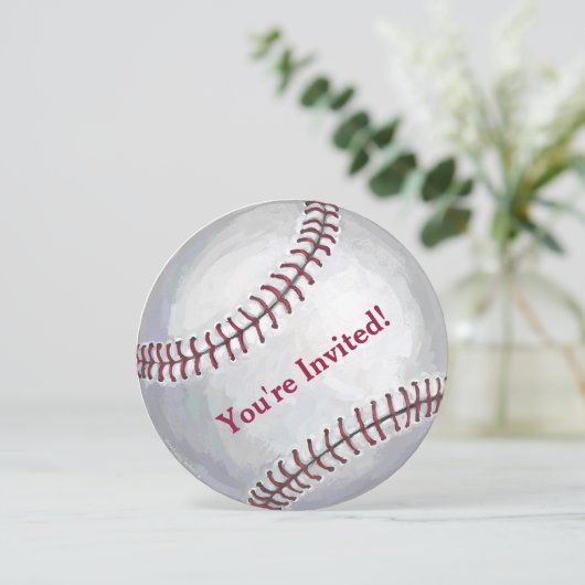 01 van 12.12.2012 Uitnodiging van Baseball (Staand voorkant)