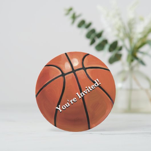 01 van 12.12.2012 Uitnodiging van Basketball (Staand voorkant)