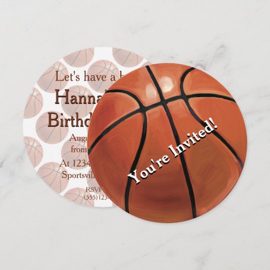 01 van 12.12.2012 Uitnodiging van Basketball (Voorkant / Achterkant)