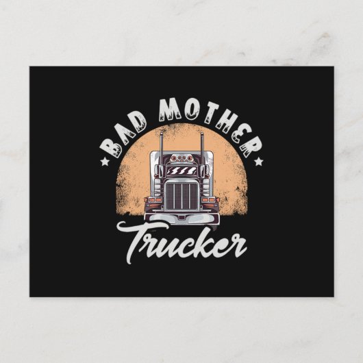 01.Vrachtwagen voor vrachtwagenchauffeur Uitnodiging Briefkaart (Voorkant)