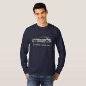01aero Wagon Silver, Zweedse vrachtvliegtuig T-shirt (Voorkant volledig)
