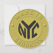 01of12 Brooklyn New York Party Uitnodiging (Voorkant)