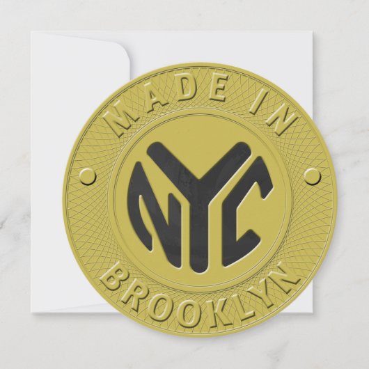 01of12 Brooklyn New York Party Uitnodiging (Voorkant)