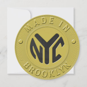 01of12 Brooklyn New York Party Uitnodiging