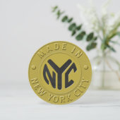 01of12 New York New York Party Uitnodiging (Staand voorkant)