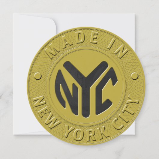 01of12 New York New York Party Uitnodiging (Voorkant)