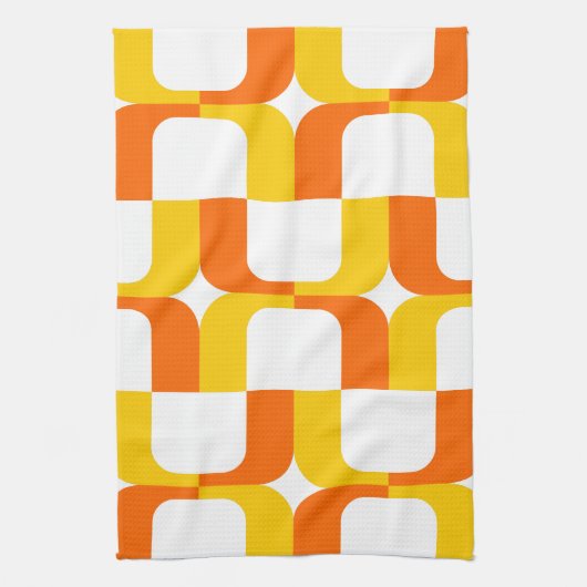 020614 - Amber en Sinaasappel op wit Theedoek (Verticaal)