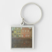 020-002 アンリ・ル・シダネル 『岸壁』 コンパクト ミラー SLEUTELHANGER (Voorkant)