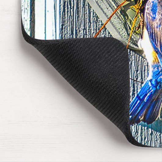 020 Bluebird Nesting 7.75x9.25 Muismat (Hoek)