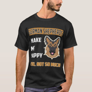 021 Duitse herders maken me blij dat je niet zo ve T-shirt