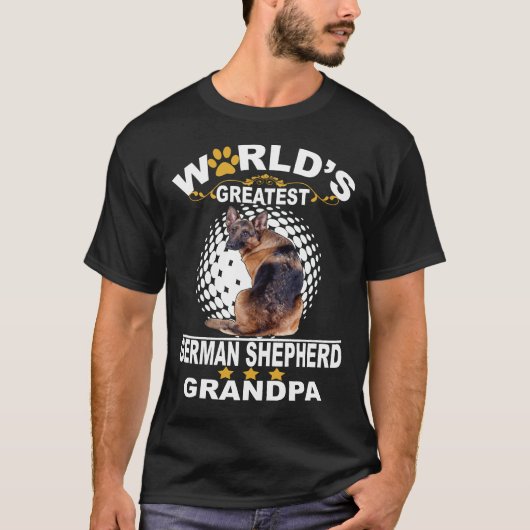 021 Grootste Duitse herder ter wereld T-shirt (Voorkant)