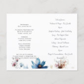 #022201 Memorial Funeral Order of Service Programm (Achterkant)