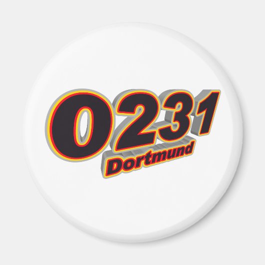0231 Dortmund Magneet (Voorkant)