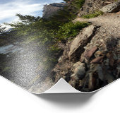 0239 8/12 Two Medicine Lake in Glacier Foto Afdruk (Hoek)