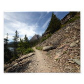 0239 8/12 Two Medicine Lake in Glacier Foto Afdruk (Voorkant)