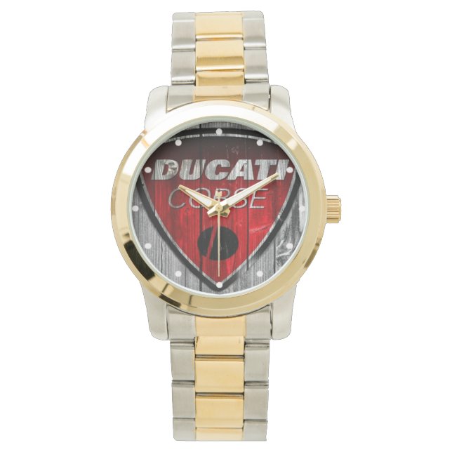 026 Ducati Corse Logo Accessoires Horloges (Voorkant)