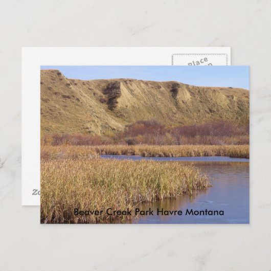 027, Beaver Creek Park Havre Montana Briefkaart (Voorkant / Achterkant)