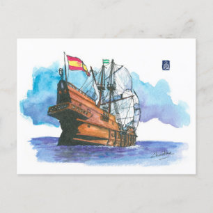 (027) El Galéon Sailships Briefkaart