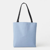 #027 Lichtblauw Grijs Kleur Collectie Tote Bag (Achterkant)