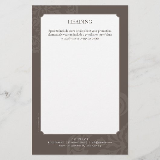 027 Sammie Jo : FLYERS (Achterkant)