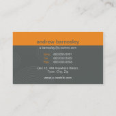 028 Julie :: BCard - Dynamic Centric - zilver Visitekaartje (Achterkant)